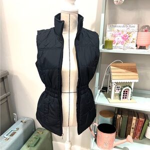 Indigo Black Quilted Women's Puffer Vest